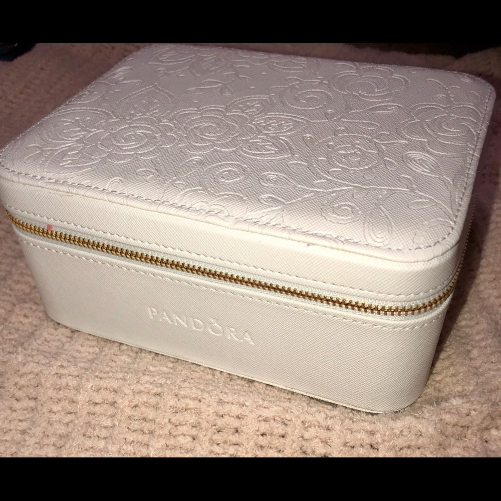 Pandora White Jewelry Box